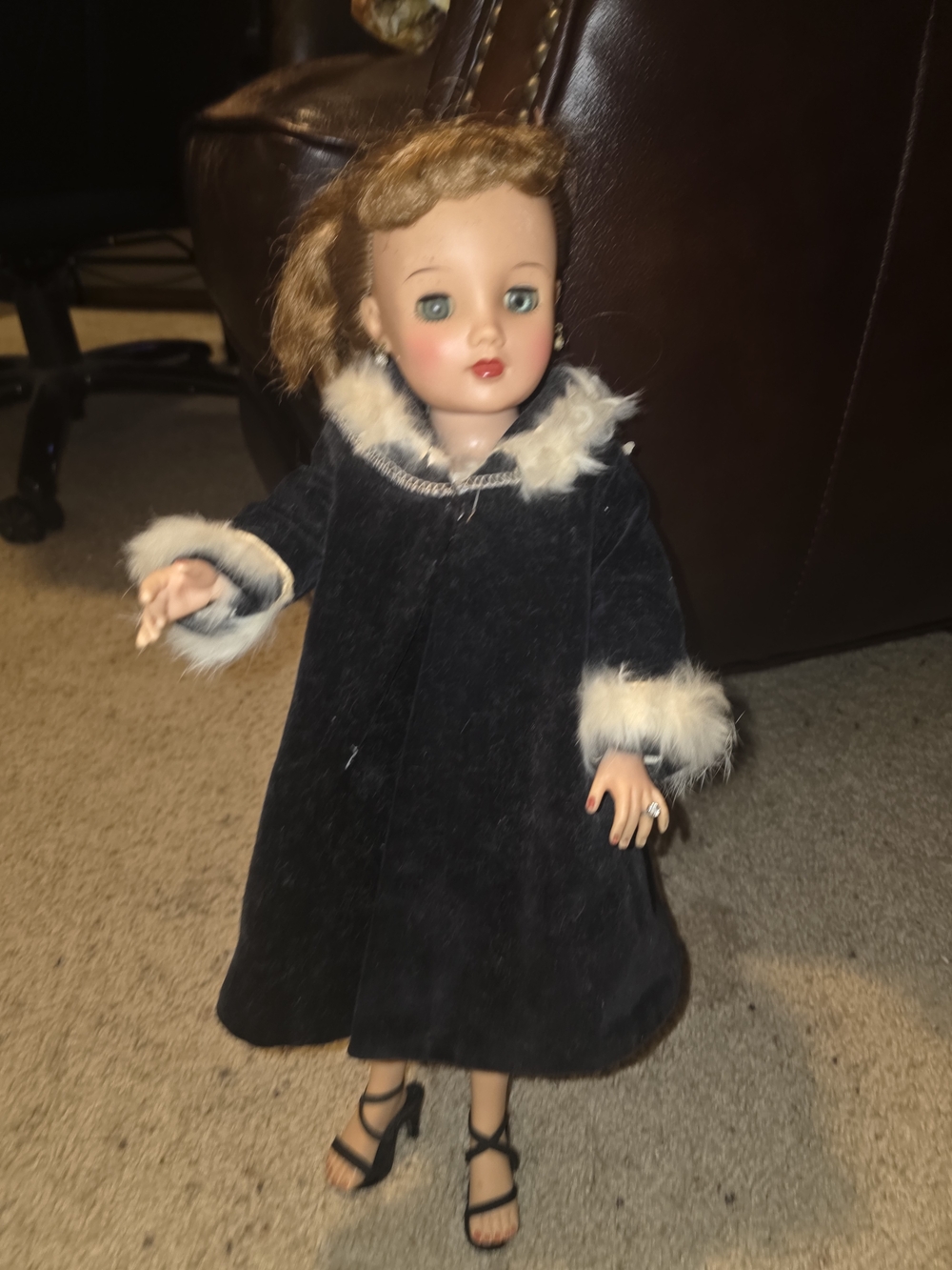Vintage Collectible Doll in Blushing Miss Revlon Rare "Evening Star" Ensemble by